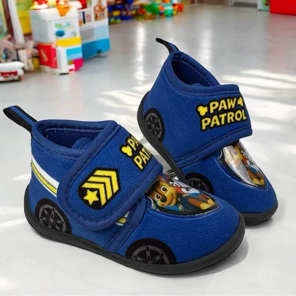Paw Patrol Kids Blue Slippers Size 5/6